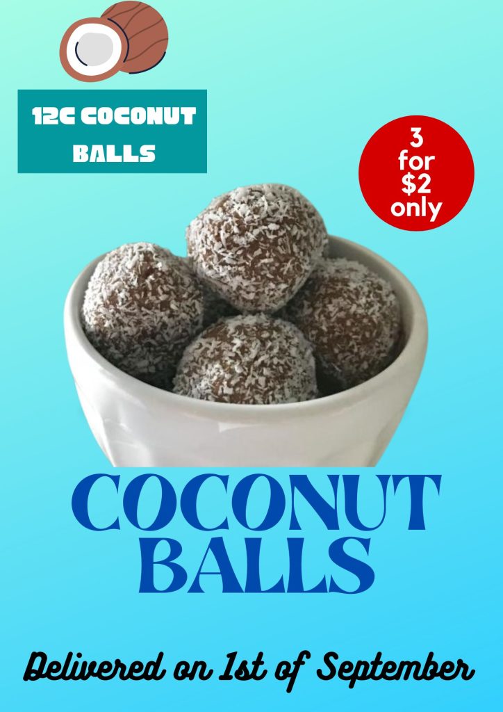 Coconut Balls AD Poster